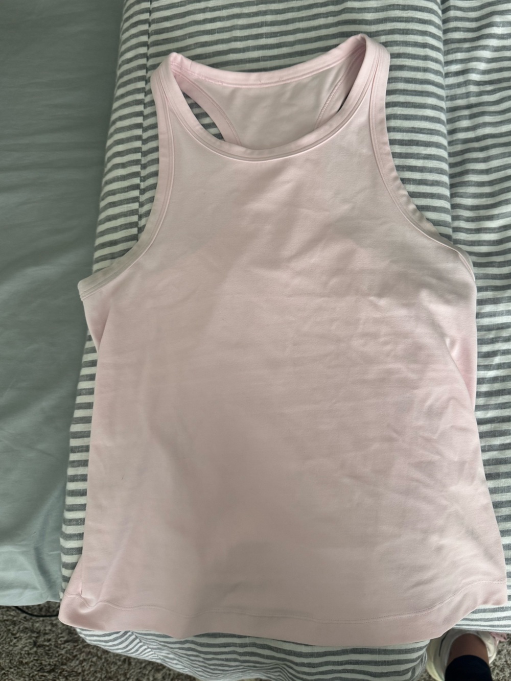 lululemon athletica Light Pink Racerback Tank Top
